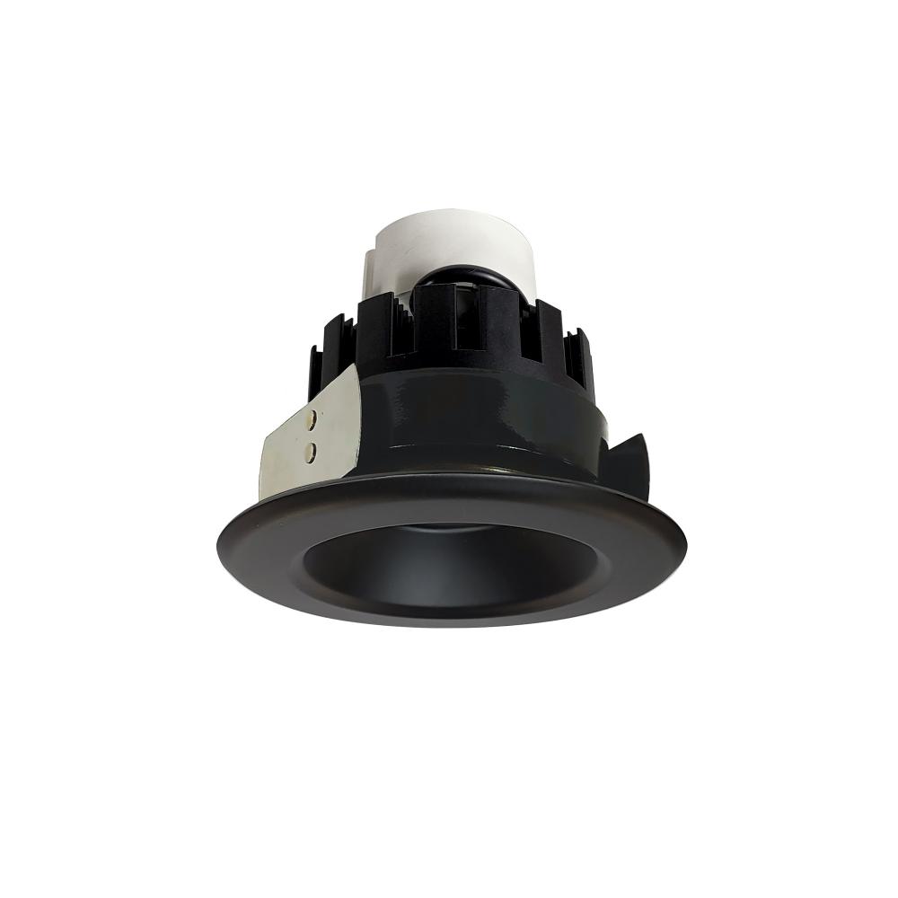 4" Marquise III Retrofit, Black Reflector/Black Flange, 120-277V; 0-10V Dimming, 1300lm / 12W,