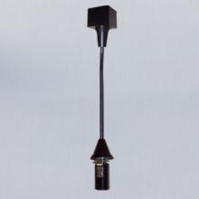 Nora NTH-160B - Track Mounted Line Voltage Pendant Cord, 8'-6" length, Candelabra Base, 60W Max, Black
