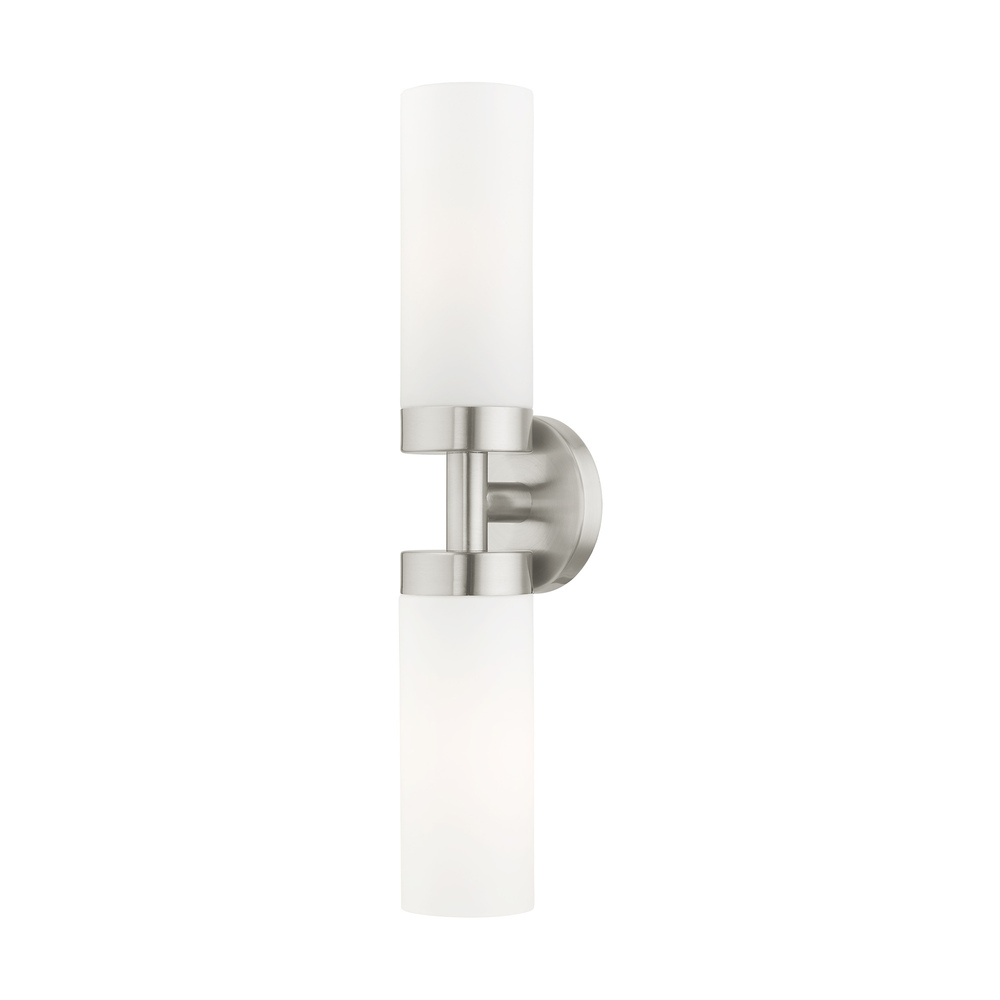 2 Lt Brushed Nickel ADA Vanity Sconce