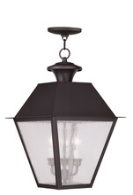 Livex Lighting 2170-07 - 3 Light Bronze Outdoor Chain Lantern