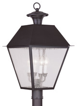 Livex Lighting 2173-07 - 4 Light Bronze Outdoor Post Lantern
