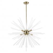 Livex Lighting 48828-01 - 8 Light Antique Brass Large Foyer Chandelier