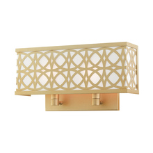 Livex Lighting 49877-33 - 2 Lt Soft Gold ADA Double Sconce