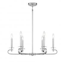 Savoy House 1-2450-6-109 - Torino 6-Light Chandelier in 
Polished Nickel