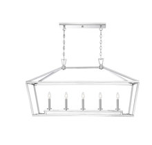 Savoy House 1-324-5-109 - Townsend 5-Light Linear Chandelier in Polished Nickel