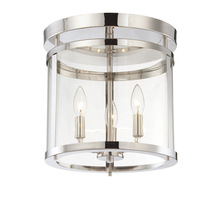 Savoy House 6-1043-3-109 - Penrose 3-Light Ceiling Light in Polished Nickel
