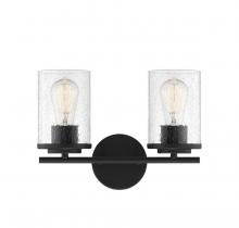 Savoy House 8-8020-2-BK - Marshall 2-Light Bathroom Vanity Light in 
Matte Black