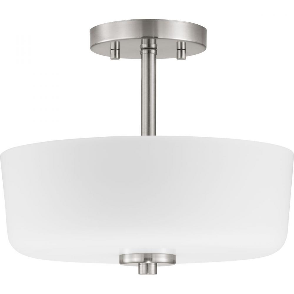 Tobin Collection Two-Light 12-1/4" Semi-Flush Convertible