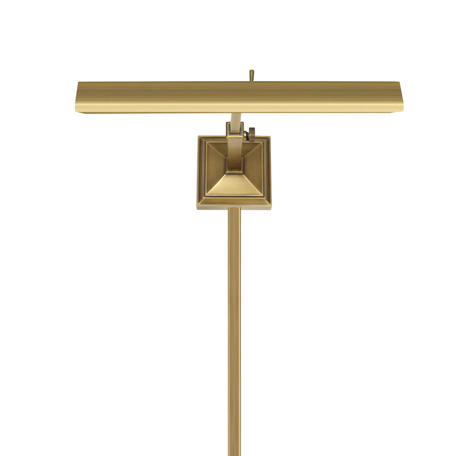 Hemmingway 14in LED Picture Light with Plug-in Cord 2700K in Burnished Brass