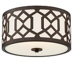 Libby Langdon for Crystorama Jennings Outdoor 3 Light Ceiling Mount