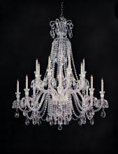 Crystorama 5028-CH-CL-MWP - Traditional Crystal 16 Light Hand Cut Crystal Polished Chrome Chandelier