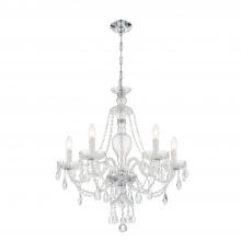 Crystorama CAN-A1305-CH-CL-S - Candace 5 Light Swarovski Strass Crystal Polished Chrome Chandelier