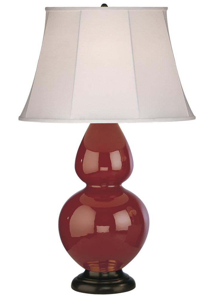 Oxblood Double Gourd Table Lamp