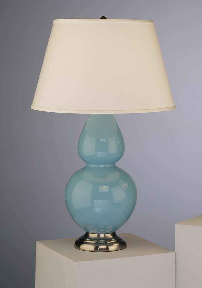 Egg Blue Double Gourd Table Lamp