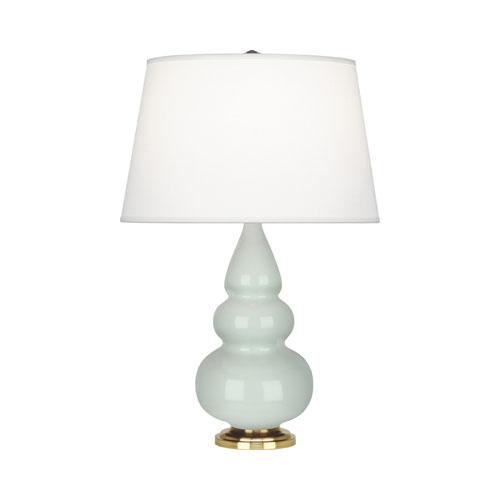 Celadon Small Triple Gourd Accent Lamp