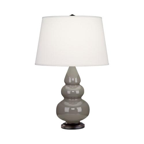 Smokey Taupe Small Triple Gourd Accent Lamp
