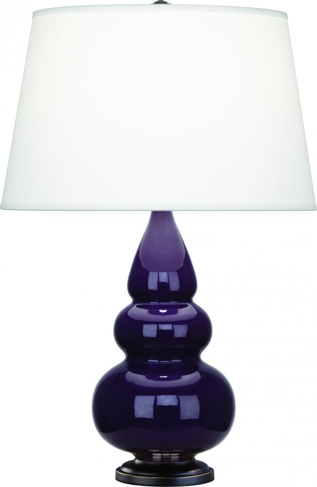 Amethyst Small Triple Gourd Accent Lamp