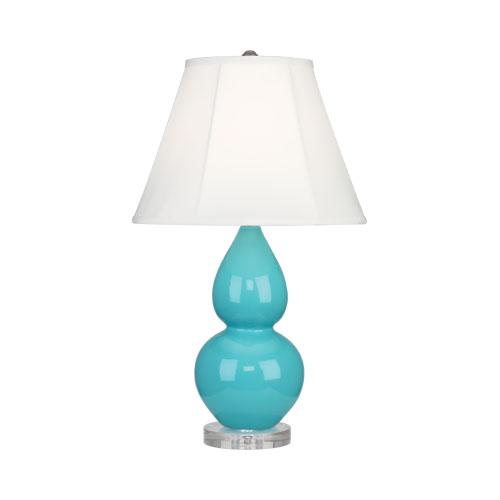 Egg Blue Small Double Gourd Accent Lamp