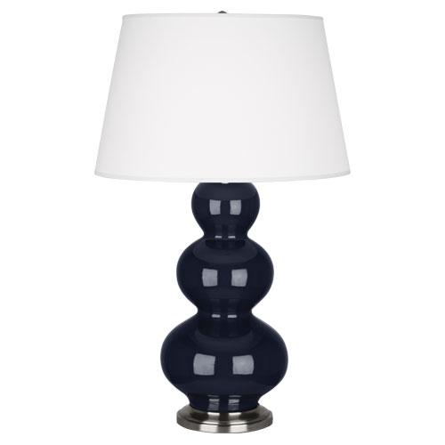 Midnight Triple Gourd Table Lamp