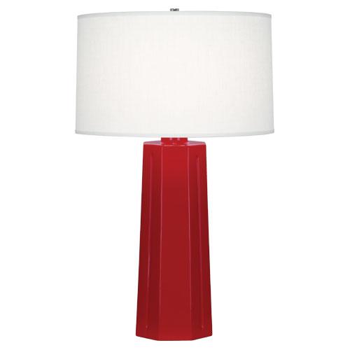 Ruby Red Mason Table Lamp