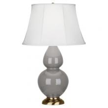 Robert Abbey 1748 - Smokey Taupe Double Gourd Table Lamp
