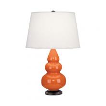 Robert Abbey 262X - Pumpkin Small Triple Gourd Accent Lamp