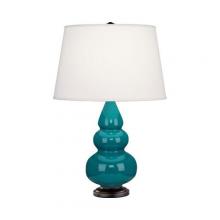 Robert Abbey 273X - Peacock Small Triple Gourd Accent Lamp