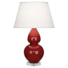 Robert Abbey A627X - Oxblood Double Gourd Table Lamp