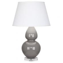 Robert Abbey A750X - Smokey Taupe Double Gourd Table Lamp