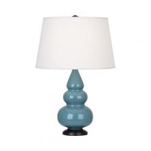 Robert Abbey OB31X - Steel Blue Small Triple Gourd Accent Lamp