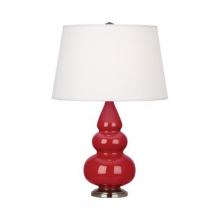 Robert Abbey RR32X - Ruby Red Small Triple Gourd Accent Lamp