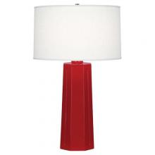 Robert Abbey RR960 - Ruby Red Mason Table Lamp