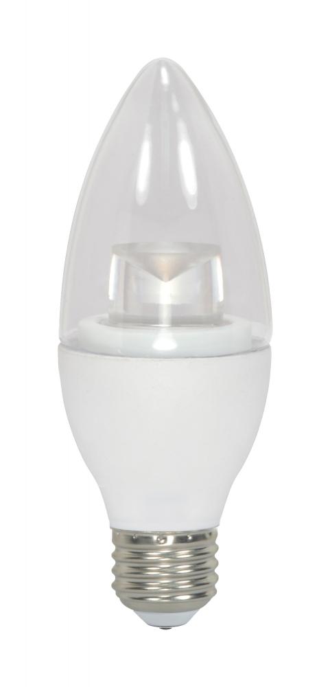 3.5 Watt; B11 LED; 3000K; Medium base; 120 Volt