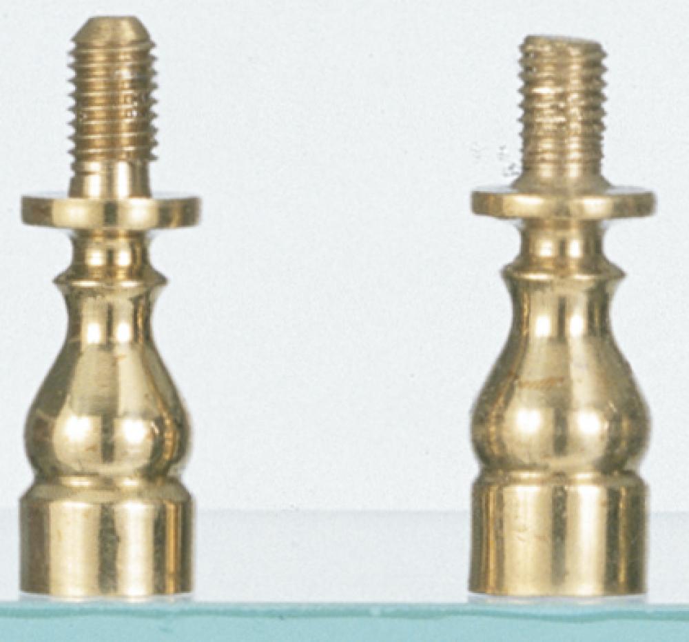2 Solid Brass Shade Risers; 1"