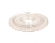 Satco Products Inc. 90/1429 - Plastic Crystal Washer; 1-1/4" Diameter With Lip; 1/8 IP Slip