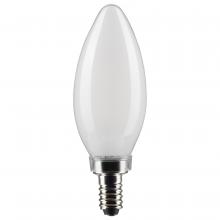 Satco Products Inc. S21263 - 3 Watt B11 LED; Frost; Candelabra base; 90 CRI; 2700K; 120 Volt