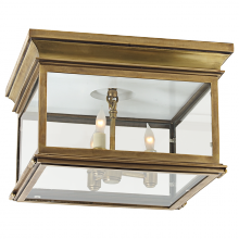 Visual Comfort & Co. Signature Collection CHO 4311AB-CG - Club Large Square Flush Mount