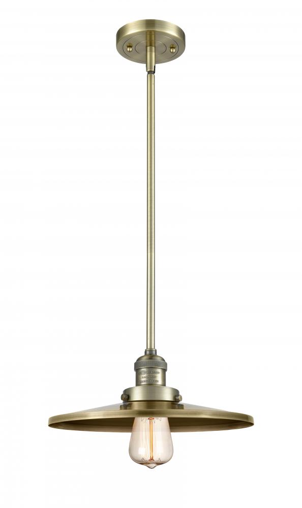 Appalachian - 1 Light - 12 inch - Antique Brass - Stem Hung - Mini Pendant
