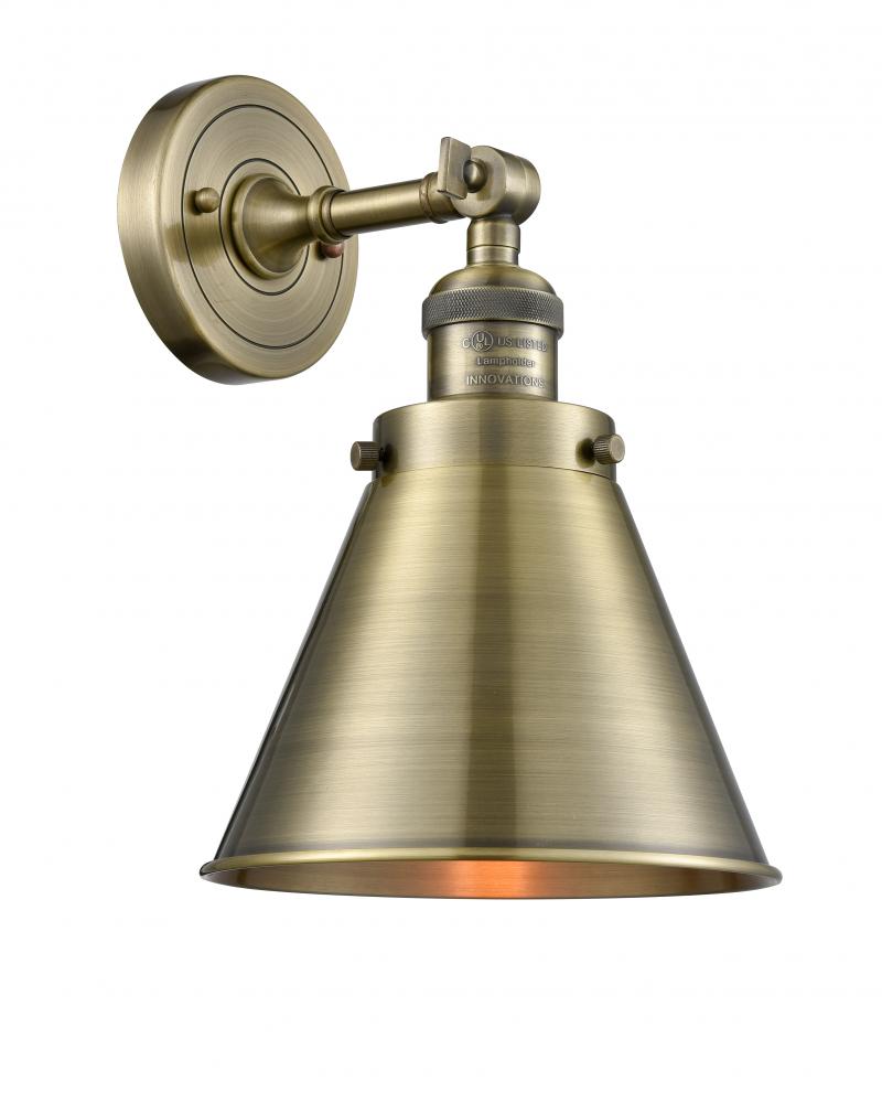 Appalachian - 1 Light - 8 inch - Antique Brass - Sconce