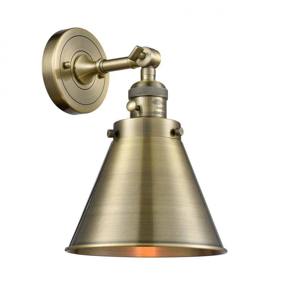 Appalachian - 1 Light - 8 inch - Antique Brass - Sconce