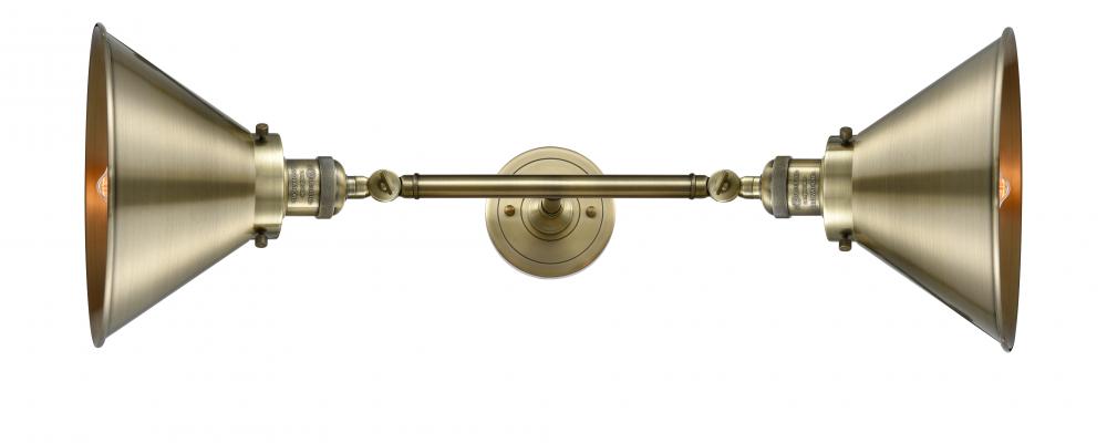 Briarcliff - 2 Light - 10 inch - Antique Brass - Bath Vanity Light