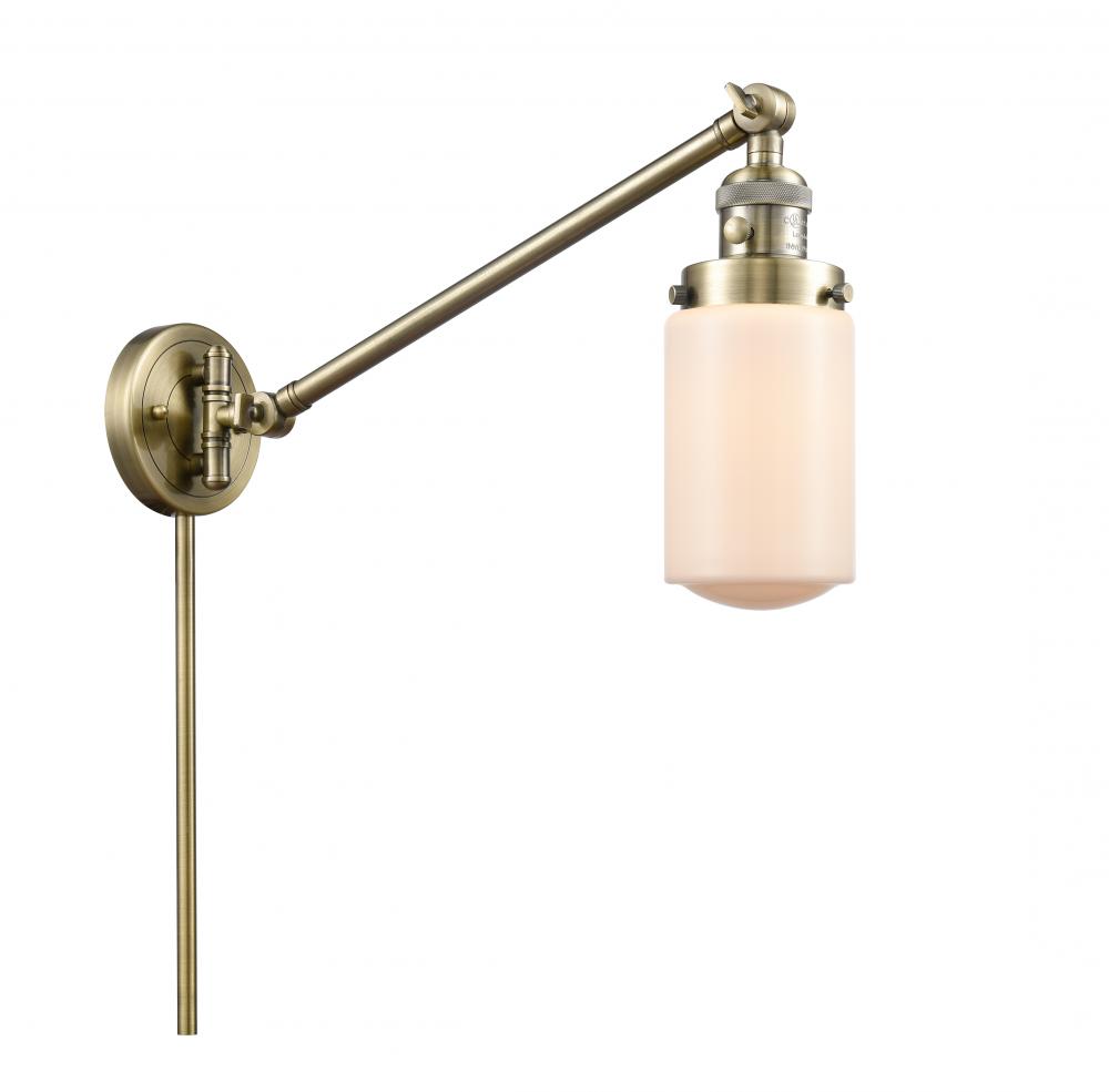 Dover - 1 Light - 5 inch - Antique Brass - Swing Arm