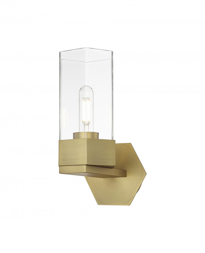 Claverack - 1 Light - 6 inch - Brushed Brass - Sconce