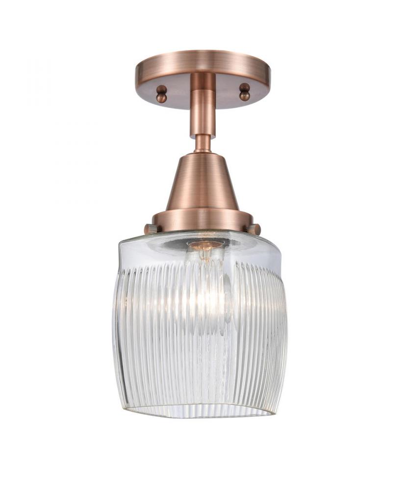 Colton - 1 Light - 6 inch - Antique Copper - Flush Mount