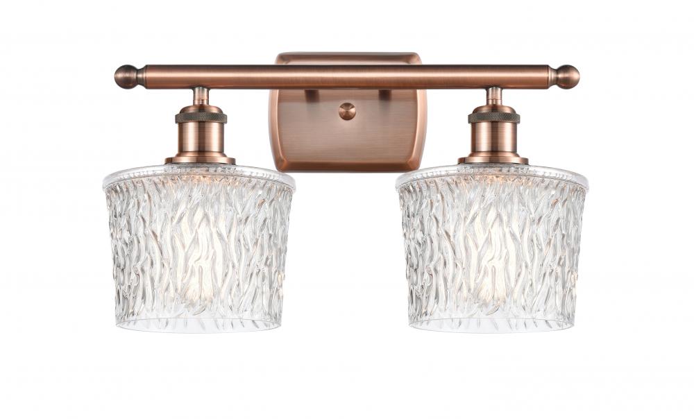 Niagara - 2 Light - 17 inch - Antique Copper - Bath Vanity Light