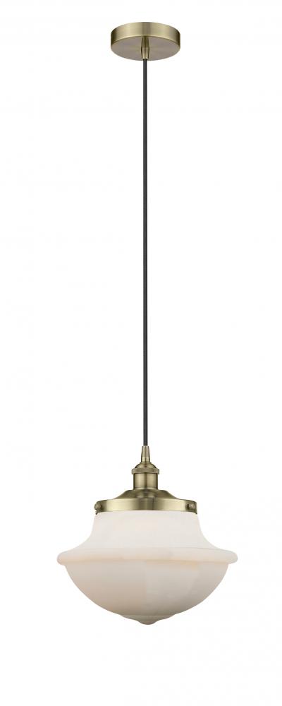 Oxford - 1 Light - 12 inch - Antique Brass - Multi Pendant
