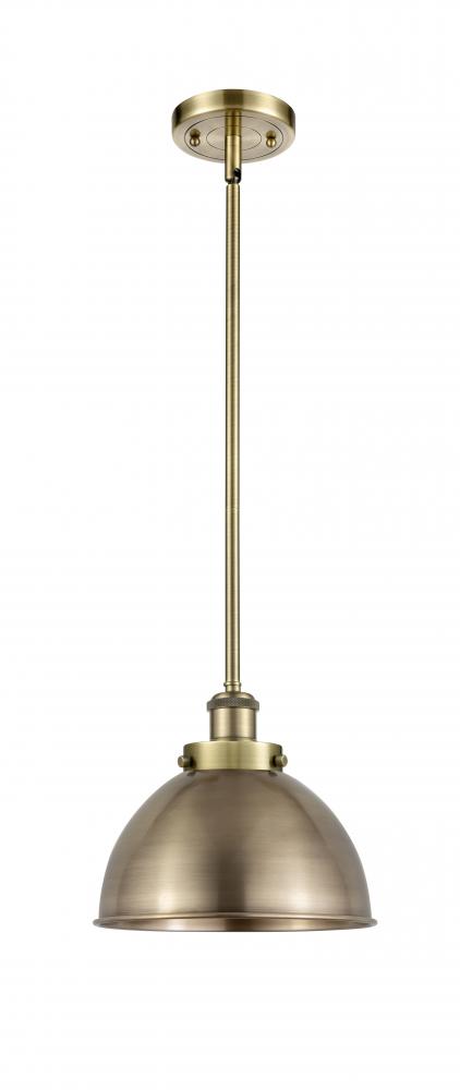 Derby - 1 Light - 10 inch - Antique Brass - Pendant