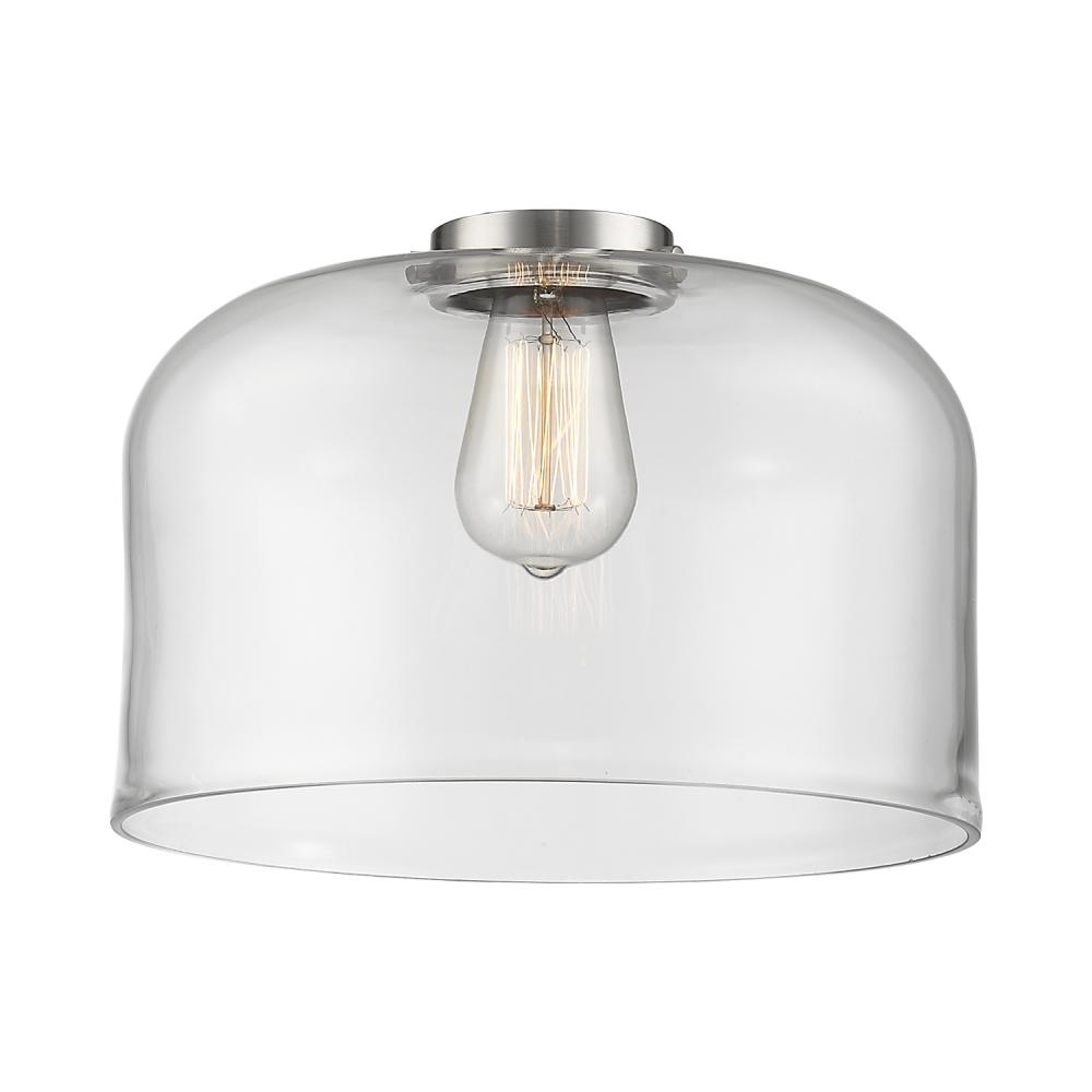 X-Large Bell Clear Glass