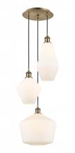 Innovations Lighting 113B-3P-AB-G651-MU - Cindyrella 3 Light 14 inch Multi-Pendant