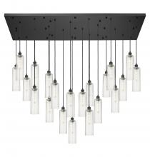 Innovations Lighting 172BK-B-21P-BK-G434-12SDY - Crown Point - 21 Light - 71 inch - Matte Black - Multi Pendant